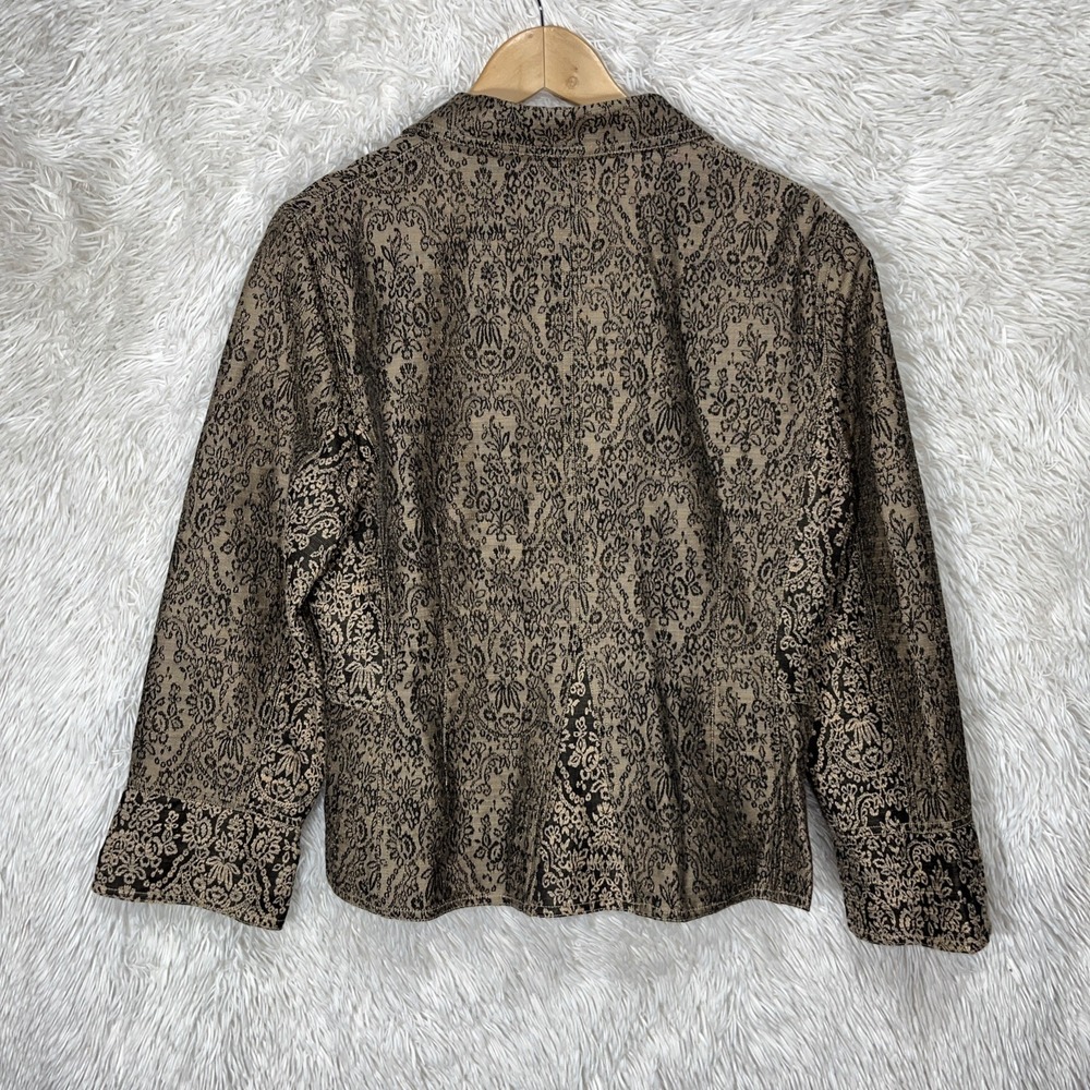J.Jill Womens Blazer Size L 12 Holiday Party‎ Designer Evening Wear - Picture 2 of 13